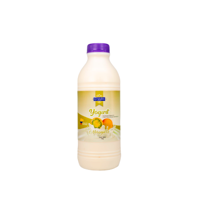 Yogurt con trozos de naranjilla